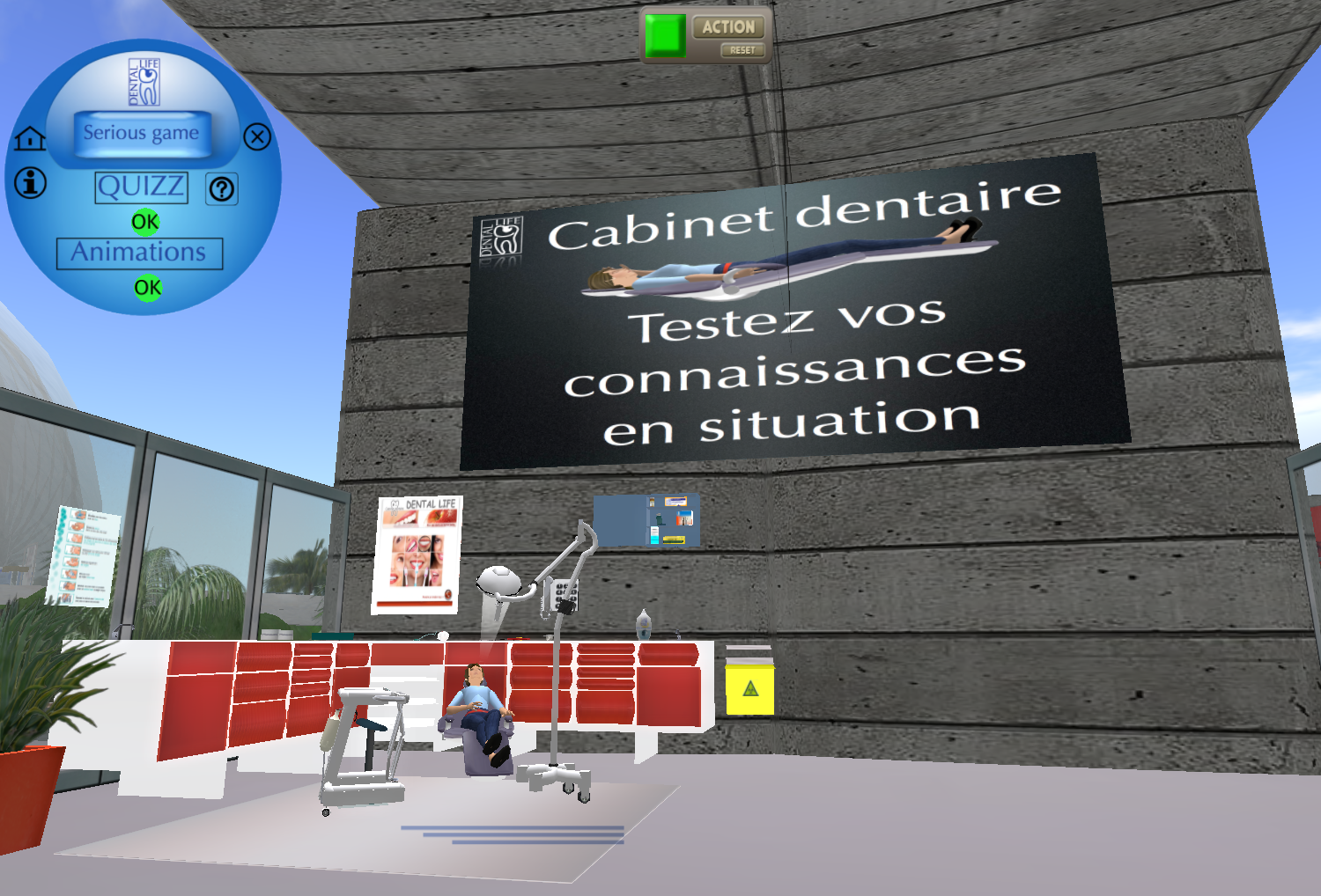 Serious game « Urgences médicales au cabinet dentaire »